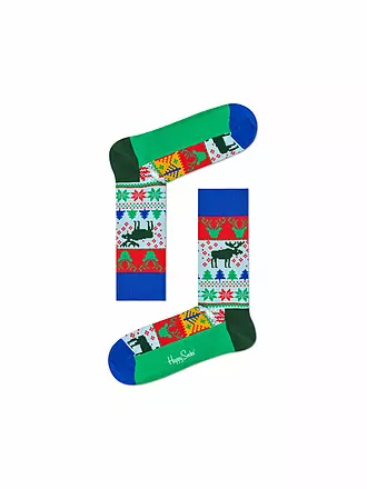 HAPPY SOCKS | Damen-Socken "Holiday" 36-40 green | 